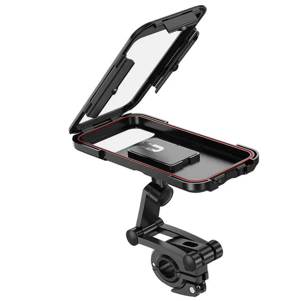 HOCO CA101 Bicycle Motorcycle Mount, 4.5inch - 7inch, Black - Image 4