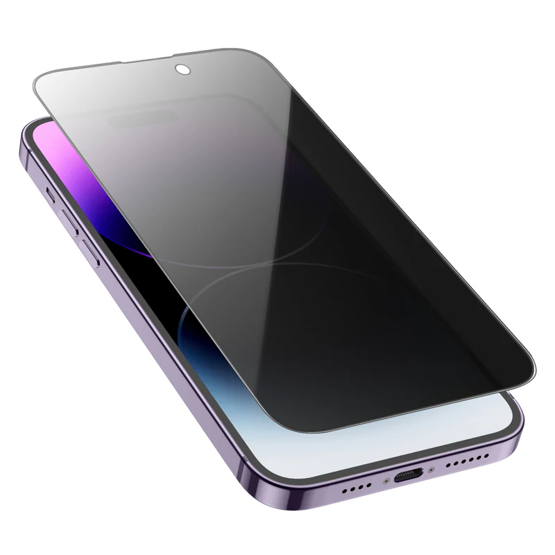 HOCO G15 Privacy Screen Protector for Apple iPhone 14 Pro Max, Tempered Glass, Full Glue, 5D - Image 2