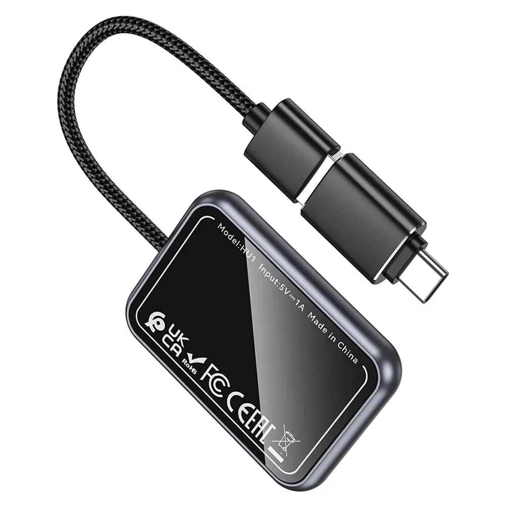 HOCO HU1 Wireless Carplay Adapter for Apple iPhone Series - Image 4