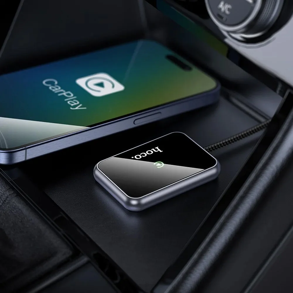HOCO HU1 Wireless Carplay Adapter for Apple iPhone Series - Image 7