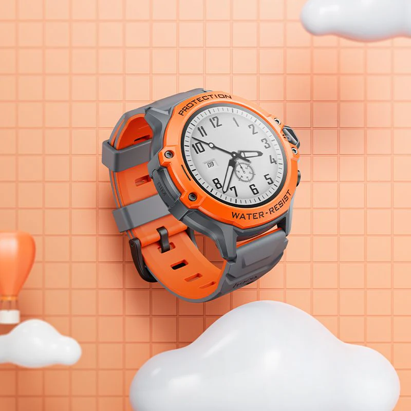 HOCO Y107 Kids Call Smartwatch, Orange - Image 3