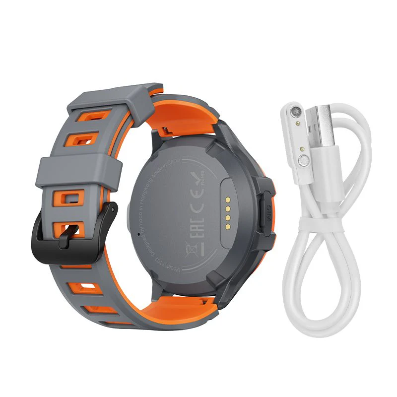 HOCO Y107 Kids Call Smartwatch, Orange - Image 4