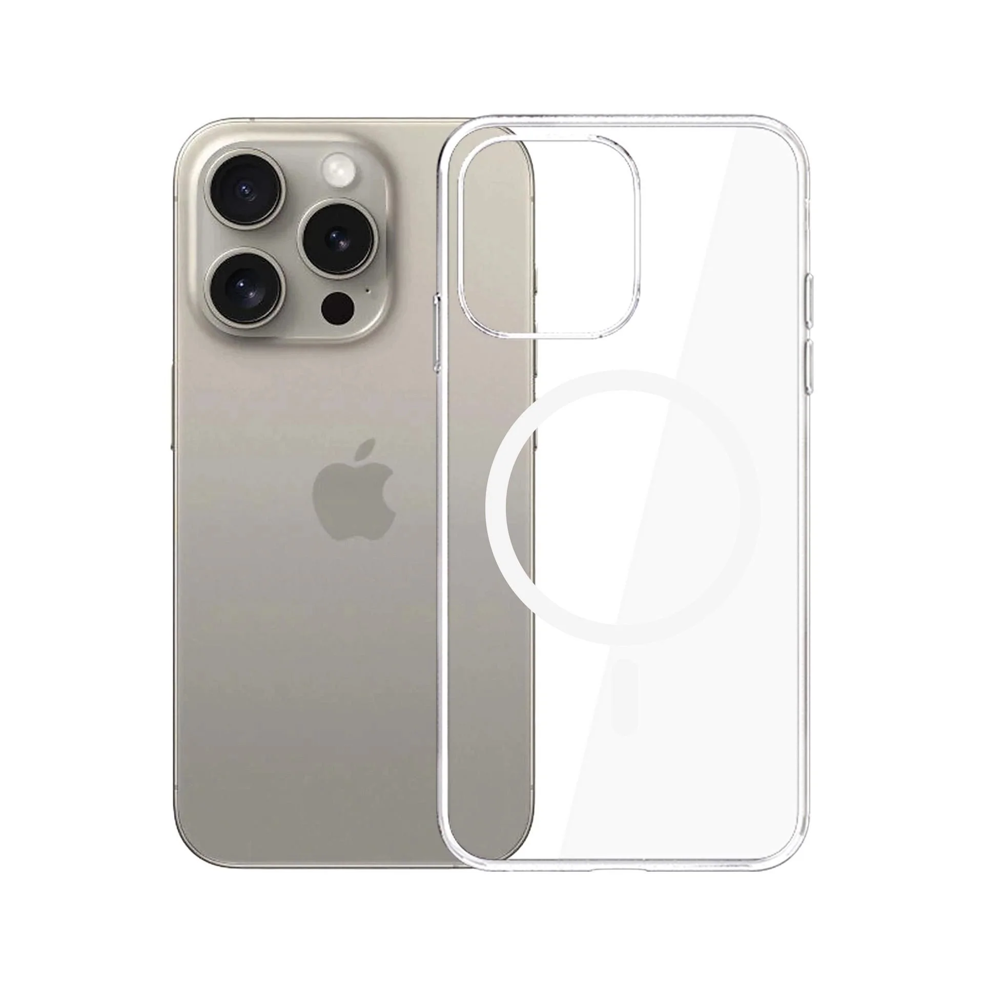 MagSafe Case for Apple iPhone 15 Pro Max, 3MK, Clear MagCase, Transparent - Image 4