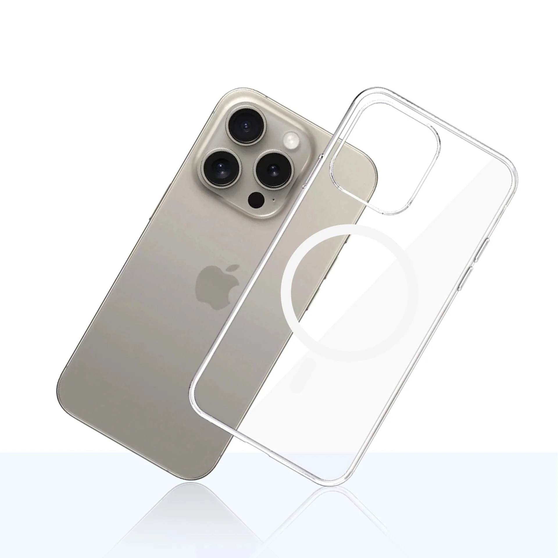 MagSafe Case for Apple iPhone 15 Pro Max, 3MK, Clear MagCase, Transparent - Image 5