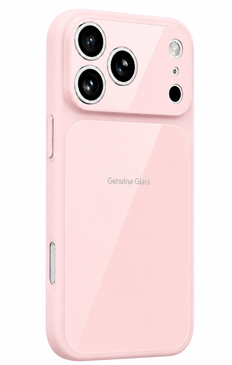 MagSafe Case for Apple iPhone 16, OEM, Genuine Glass, Pink