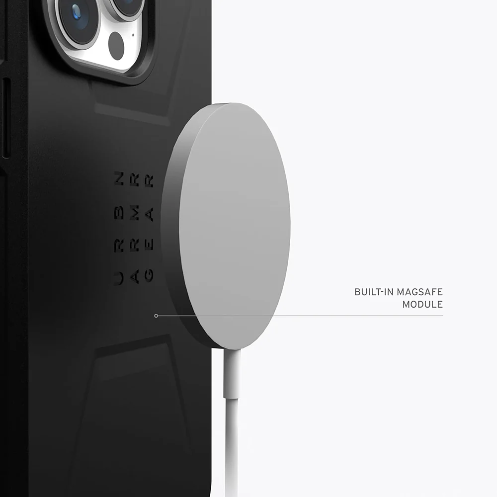 MagSafe Case for Apple iPhone 16 Pro Max, Urban Armor Gear, Essential Armor, Black - Image 2