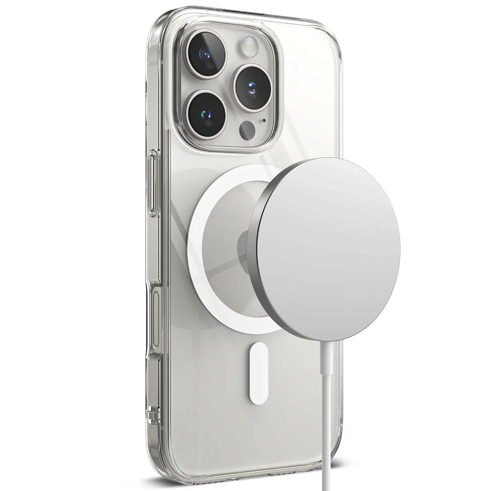 MagSafe Case for Apple iPhone 16 Pro, Ringke, Fusion, Transparent - Image 3