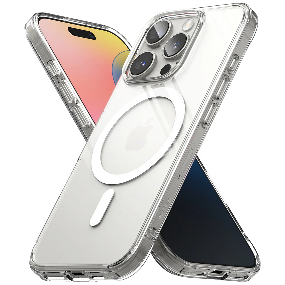 MagSafe Case for Apple iPhone 16 Pro, Ringke, Fusion, Transparent - Image 4