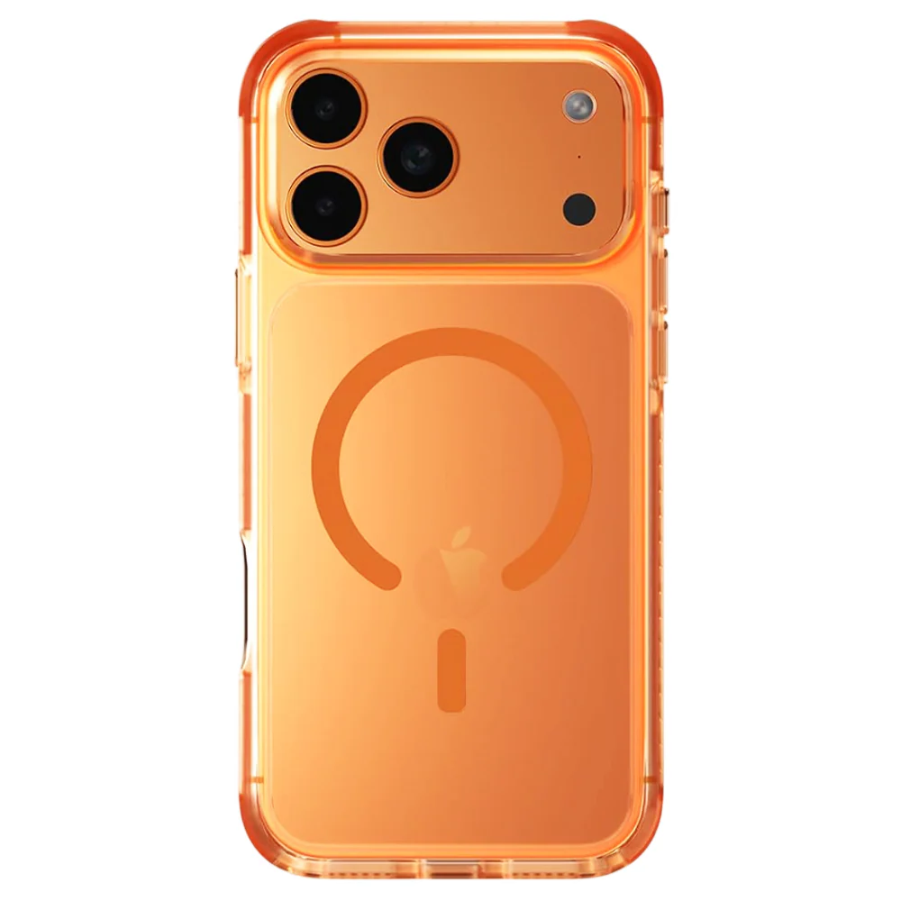 MagSafe Case for Apple iPhone 17 Pro Max, UNIQ, Combat MagClick, Orange - Image 2