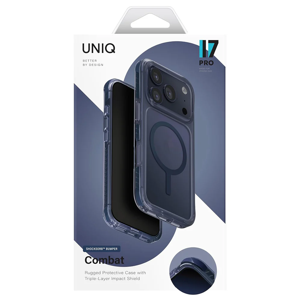 MagSafe Case for Apple iPhone 17 Pro Max, UNIQ, Combat MagClick, White - Image 6