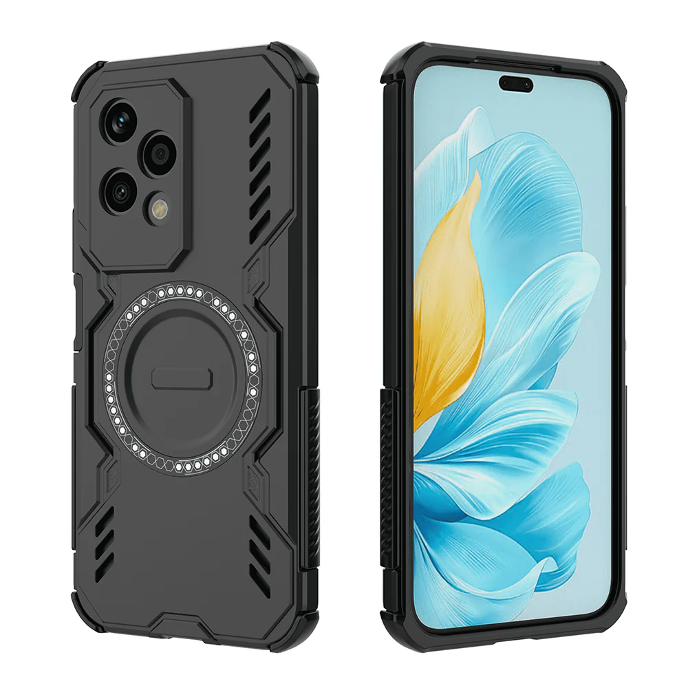MagSafe Case for Honor 200 Lite, Techsuit, ArmorMag, Black - Image 2