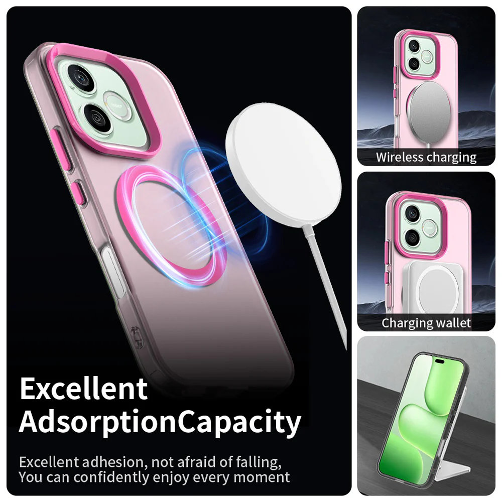 MagSafe Case for Honor 600 Lite, Techsuit, CandyCase, Pink - Image 5