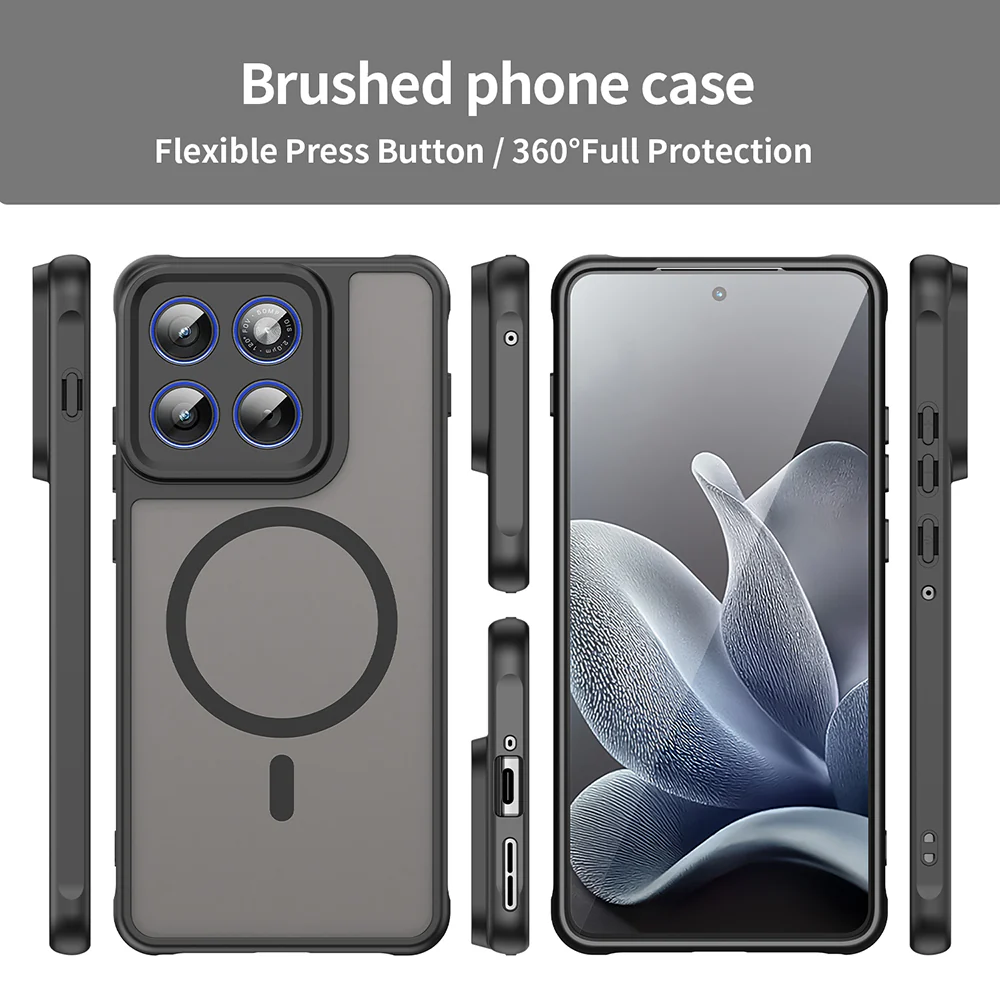 MagSafe Case for Motorola Edge 70, Techsuit, HaloFrost II, Black - Image 3