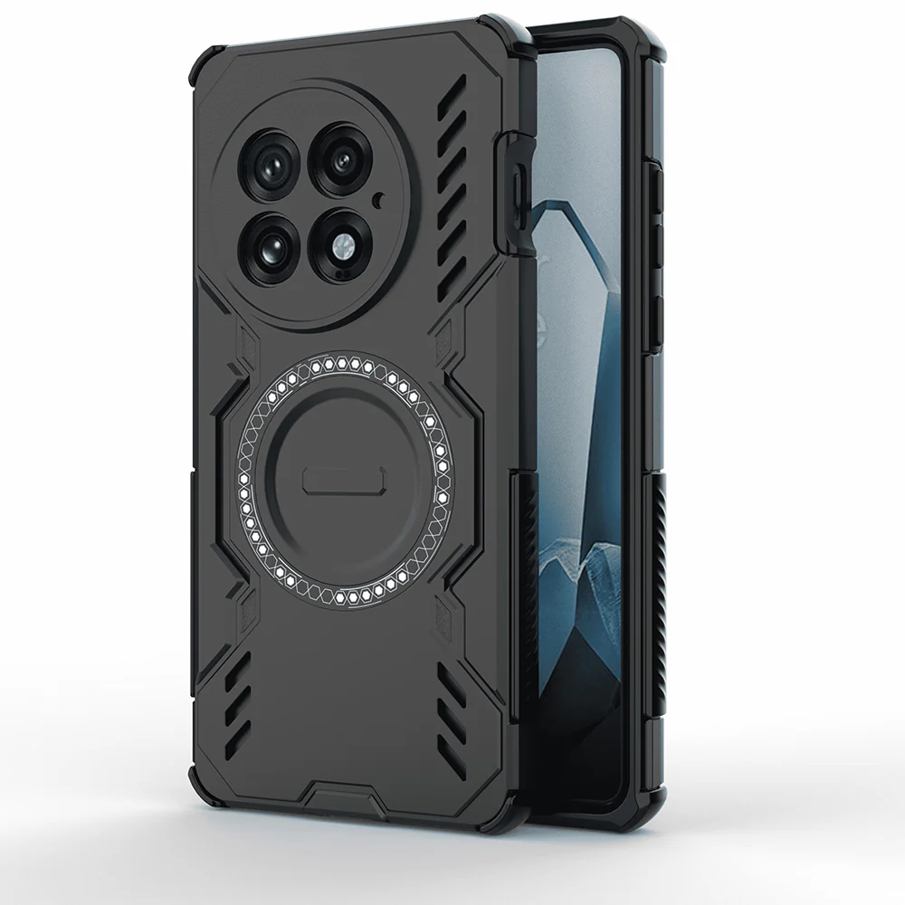 MagSafe Case for OnePlus 13, Techsuit, ArmorMag, Black