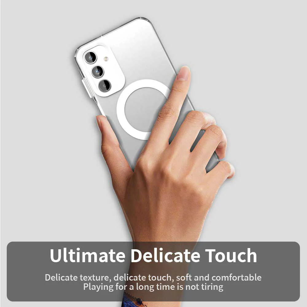 MagSafe Case for Samsung Galaxy A15 5G A156 / A15 A155, Techsuit, CandyCase, White - Image 2