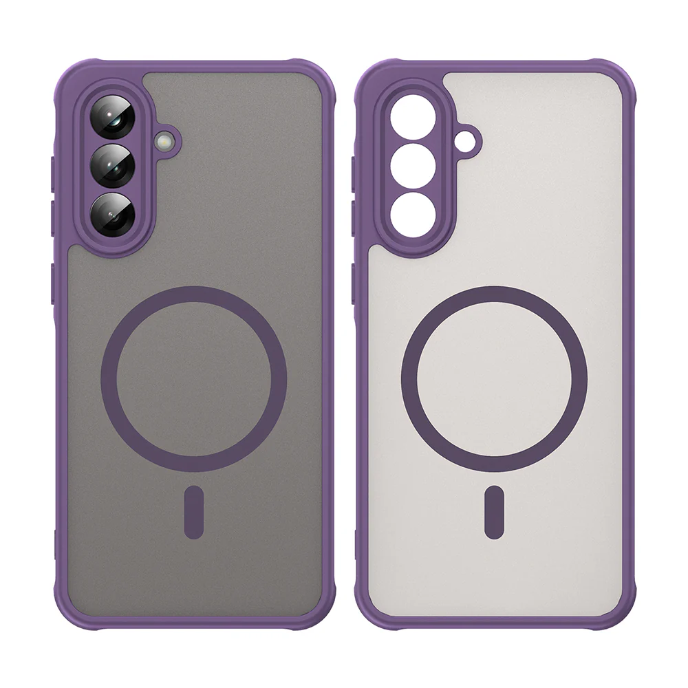 MagSafe Case for Samsung Galaxy A36 A366, Techsuit, HaloFrost II, Purple - Image 2