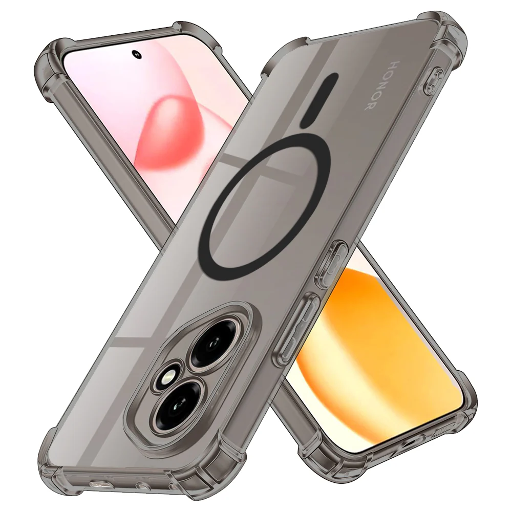 MagSafe Case for Samsung Galaxy S23 FE S711, Techsuit, Shockproof Clear, Smoke