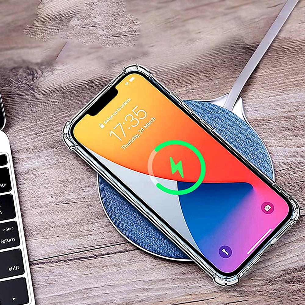MagSafe Case for Xiaomi Redmi Note 14 5G, Techsuit, Shockproof Clear, Smoke - Image 5