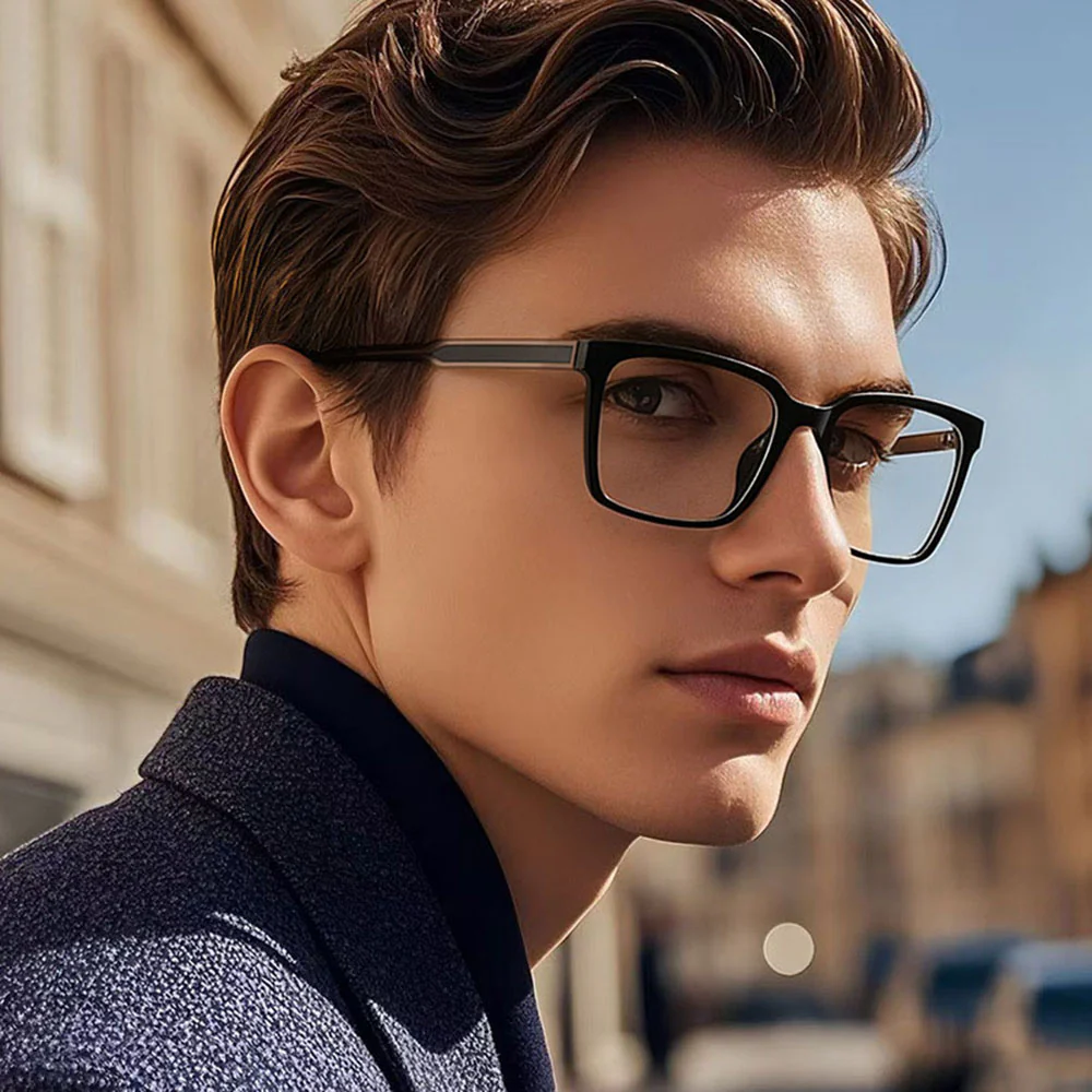 Men's Techsuit LS091 Computer Glasses, Anti-Blue Light, Black - Image 4