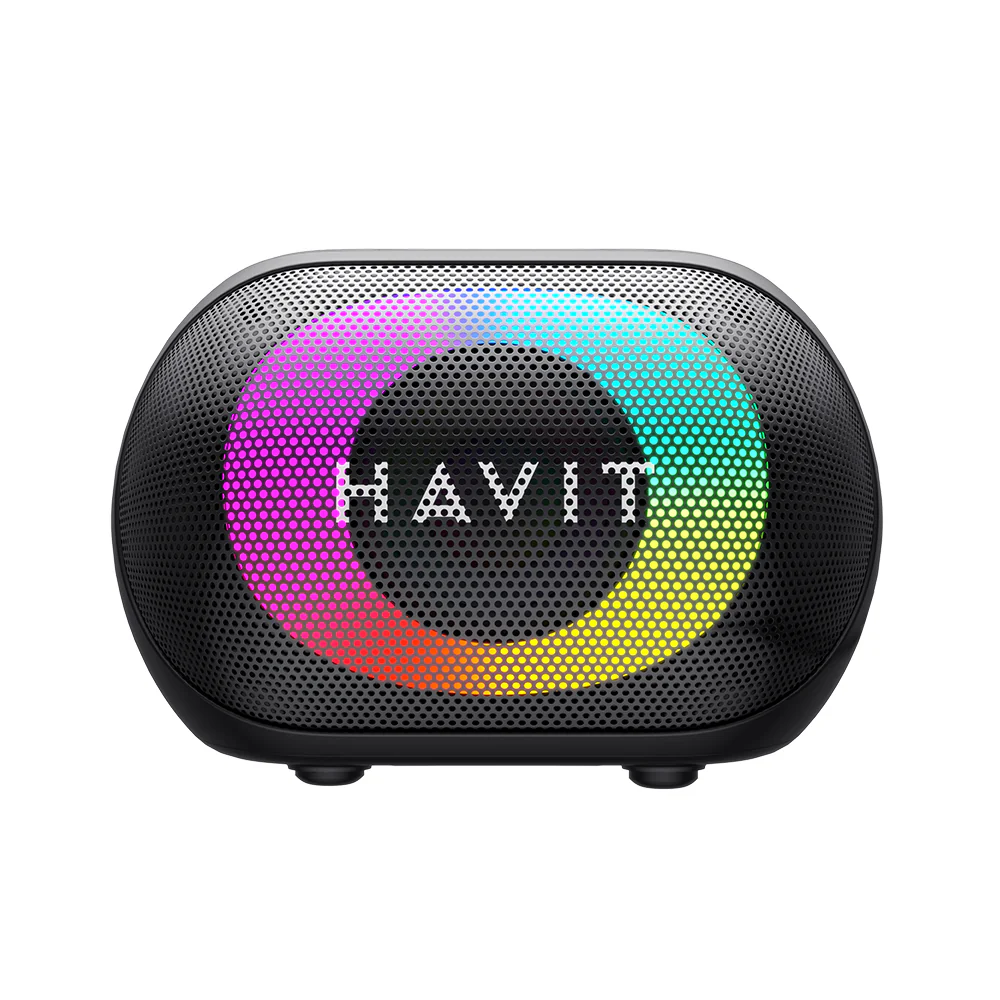 Portable Bluetooth Speaker HAVIT SK885BT, 8W, RGB, Waterproof, Black - Image 5