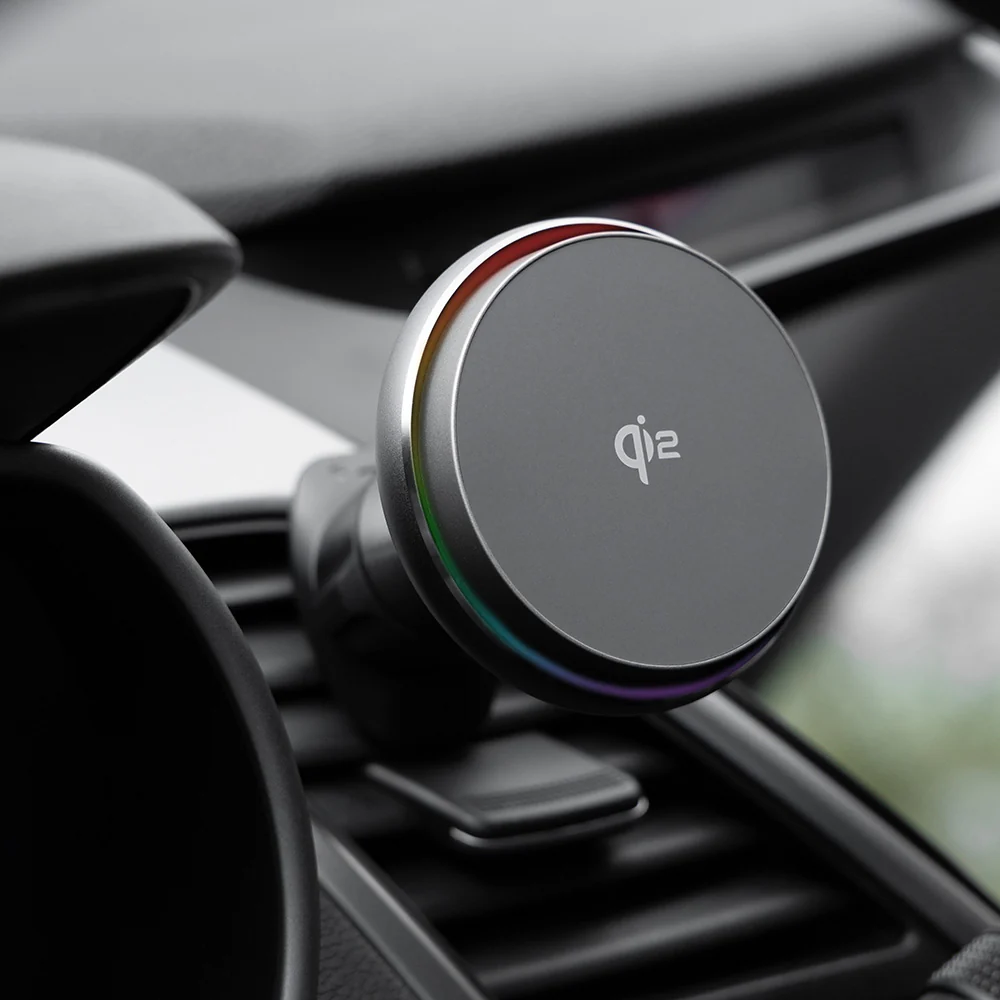 Proove Icecore Wireless Car Charger, 15W, 1.67A, Gray WHIC15002003 - Image 2