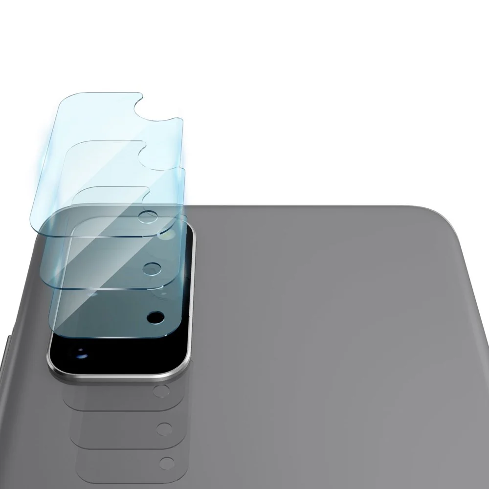 Ringke IDGL Rear Camera Protective Film for Samsung Galaxy S20+ 5G G986 / S20+ G985, Tempered Glass, Set of 3 Pieces, Transparent