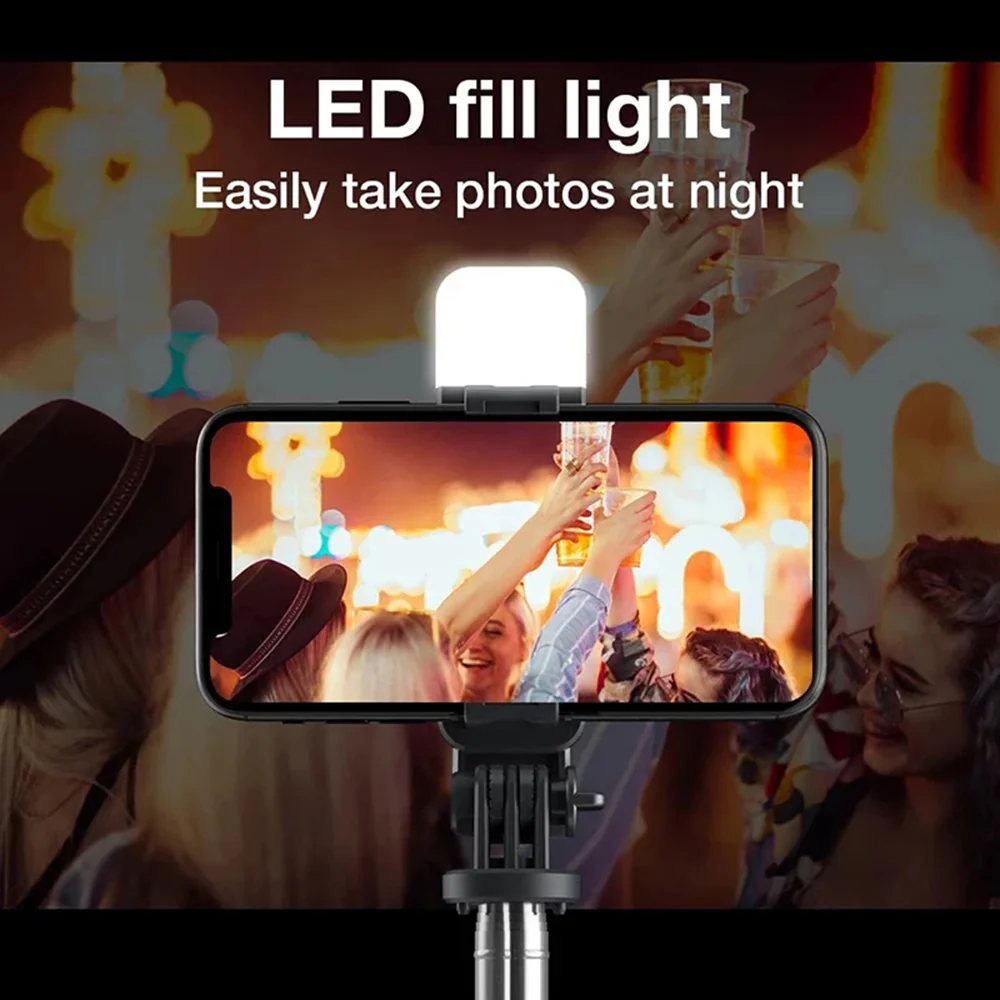 Selfie Stick Bluetooth Techsuit L02s, Universal, Black - Image 4