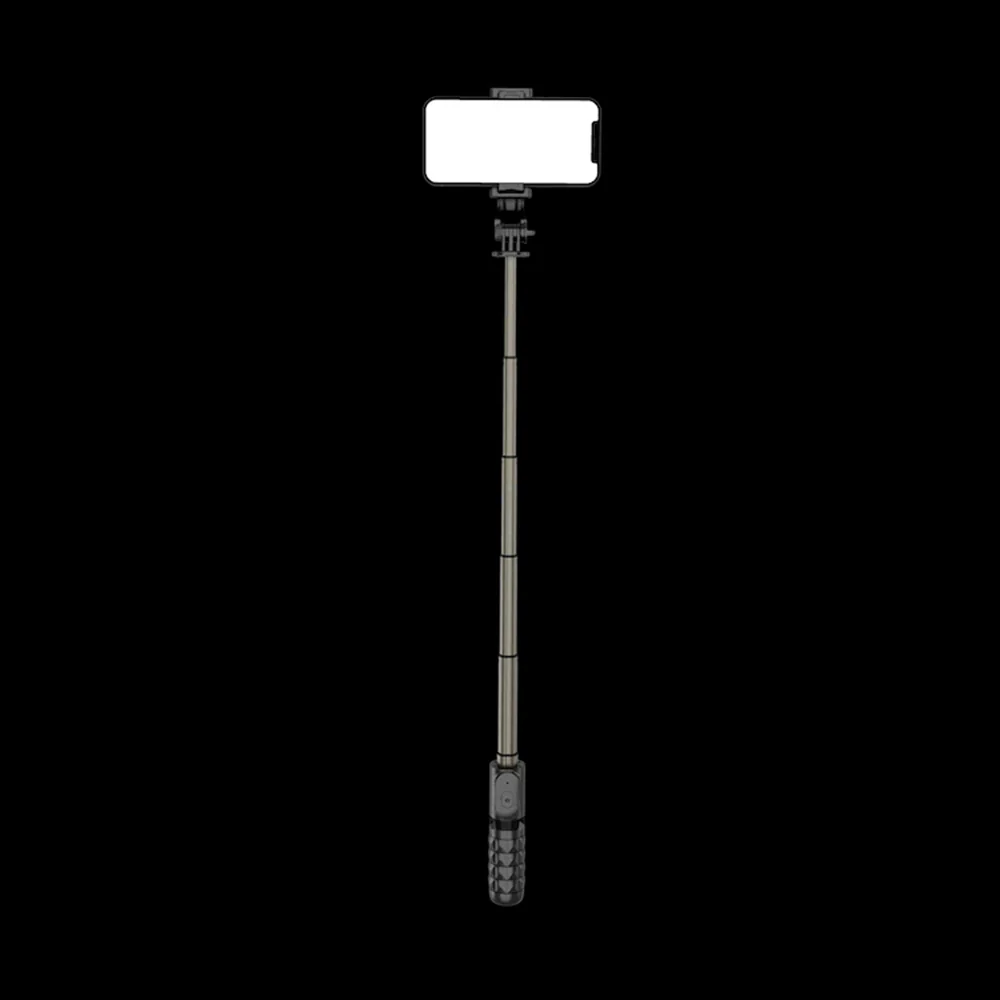 Selfie Stick Bluetooth Techsuit Q10, Universal, Black - Image 6