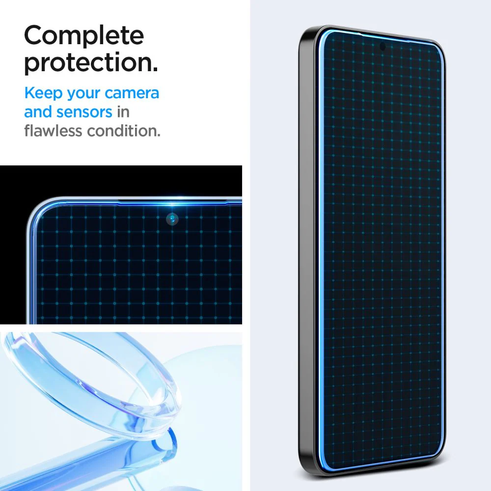 Spigen GlastR EZ FIT Screen Protector for Samsung Galaxy S25+ S936 / S24+ S926, Tempered Glass, Full Glue, Set of 2 pieces AGL07432 - Image 9