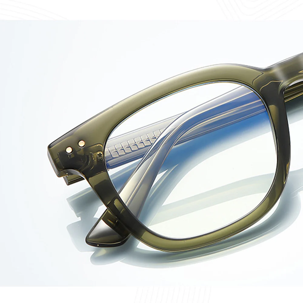 Techsuit 2229 Men's Computer Glasses, Anti-Blue Light, Light Brown - Image 4
