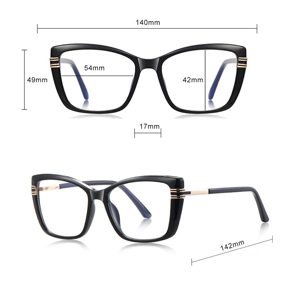 Techsuit 2273 Women's Computer Glasses, Anti-Blue Light, Light Brown - Image 7