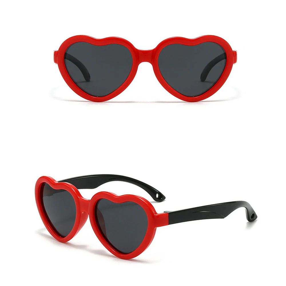 Techsuit 23070 Kids' Sunglasses, Polarized, UV Protection, Black Red - Image 2