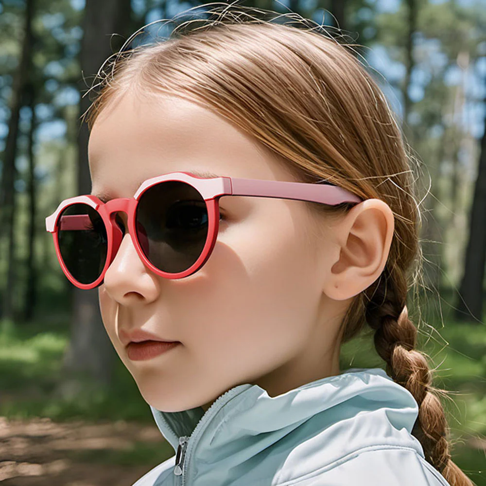 Techsuit 601 Kids' Sunglasses, Polarized, UV Protection, Green Blue - Image 7