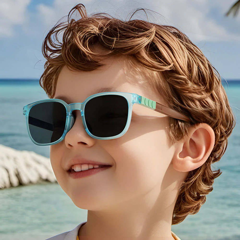Techsuit 9694 Kids' Sunglasses, Polarized, UV Protection, Blue Black - Image 5