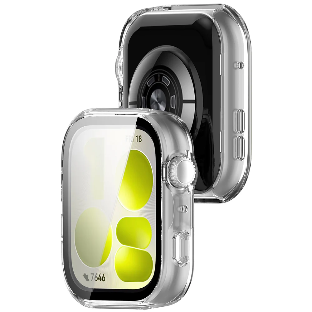 Techsuit Defense360 Pro Case for Huawei Watch Fit 5, Transparent - Image 2
