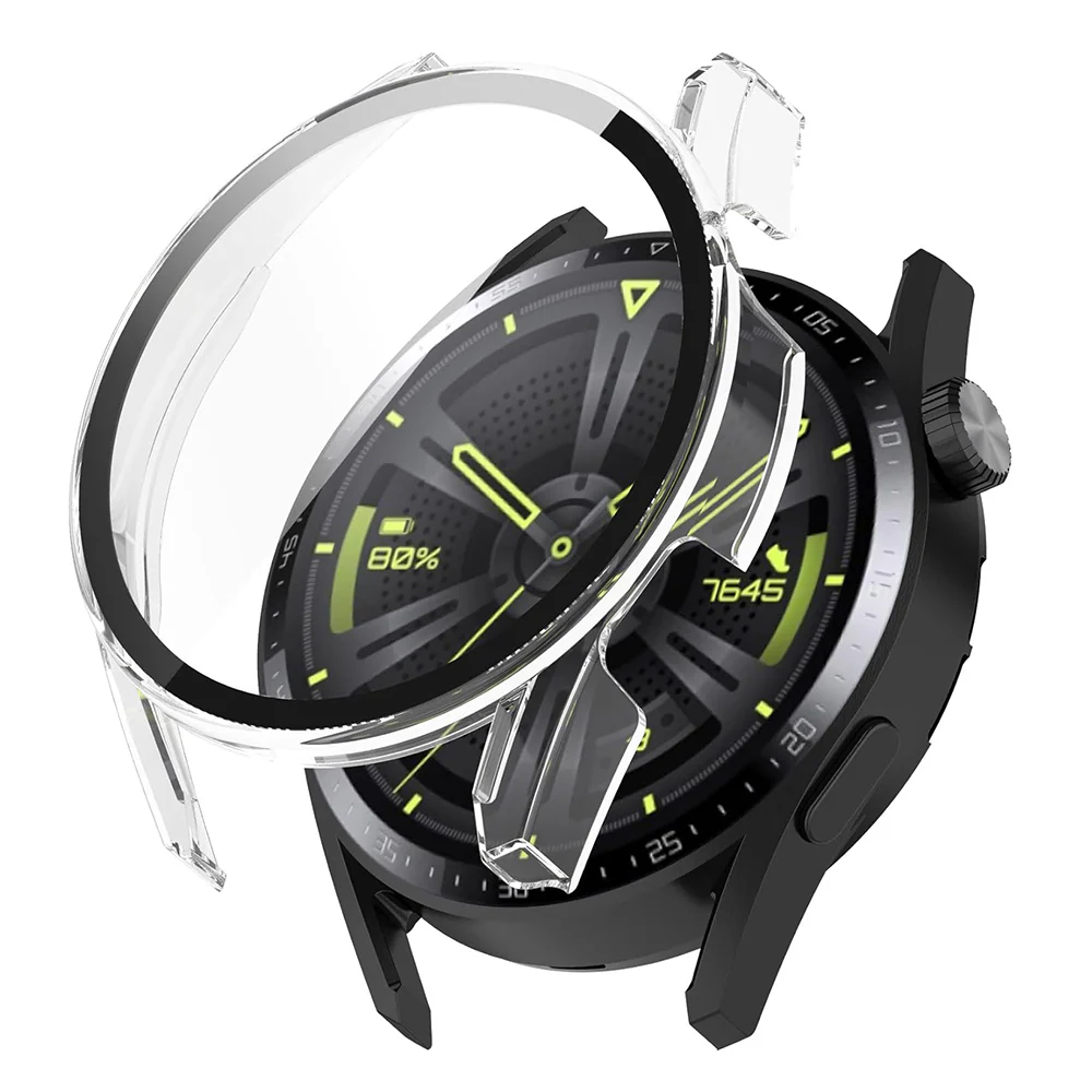 Techsuit Defense360 Pro Case for Huawei Watch GT 3 46mm, Transparent