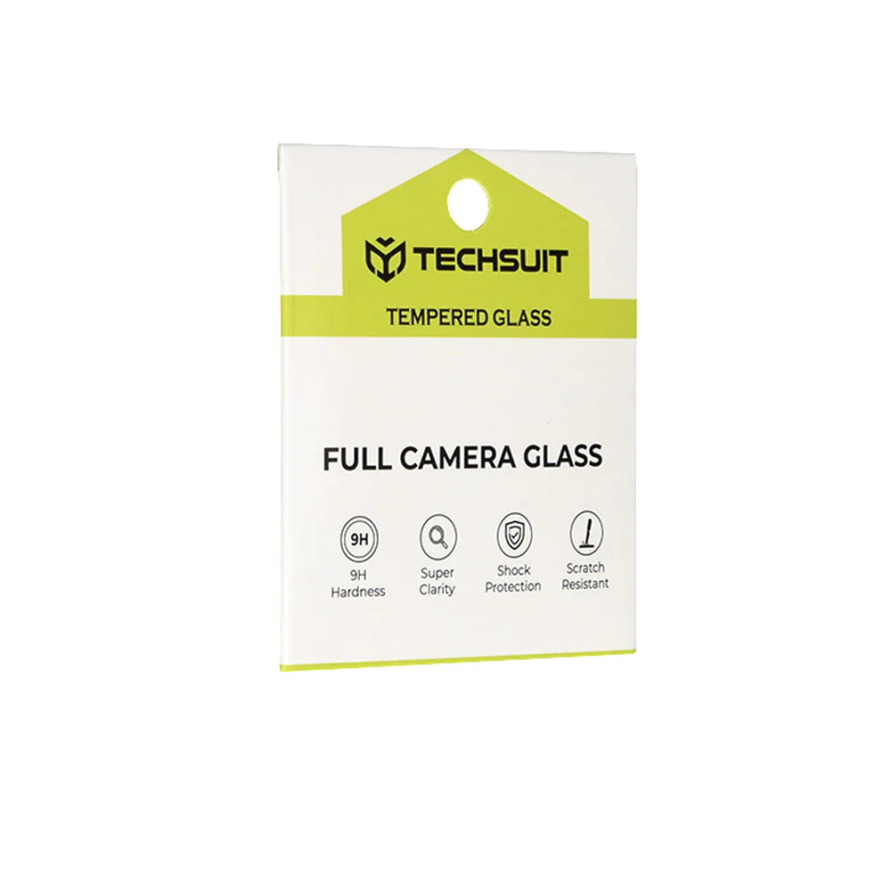 Techsuit Rear Camera Protective Film for Honor 600, Tempered Glass, Black - Image 2
