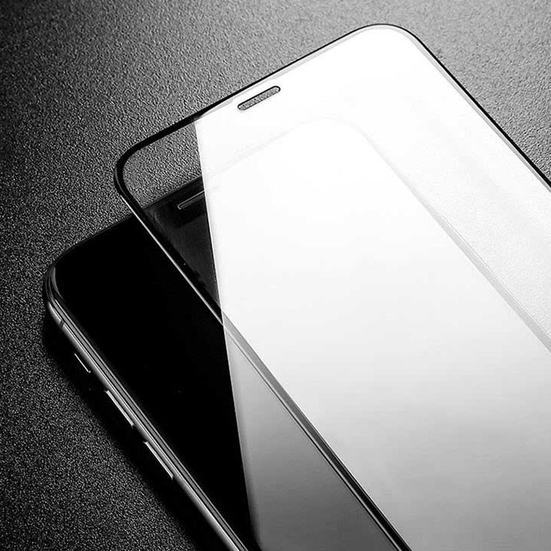 Techsuit Screen Protector for Xiaomi Poco X8 Pro, Tempered Glass, Full Glue, 111D, Black - Image 2