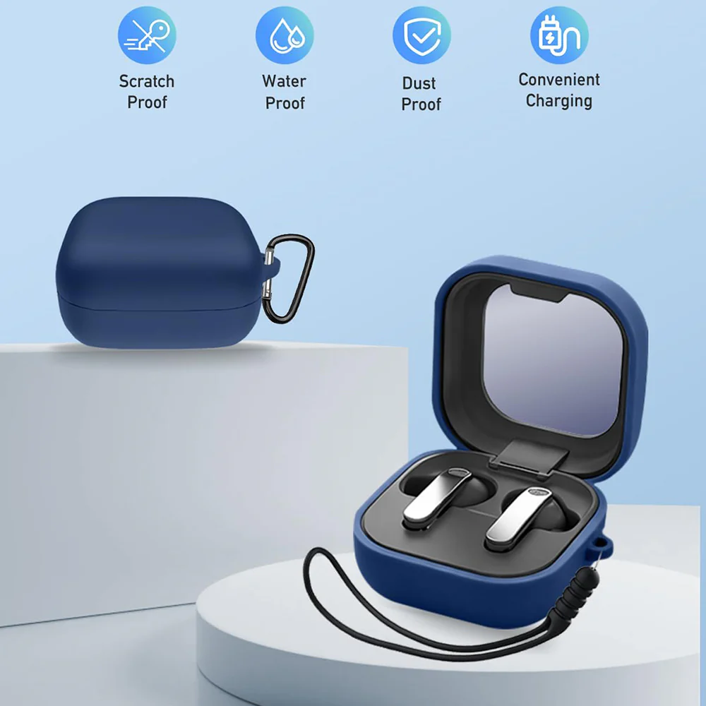 Techsuit Silicone Case for Samsung Galaxy Buds4 / Buds4 Pro, White - Image 4
