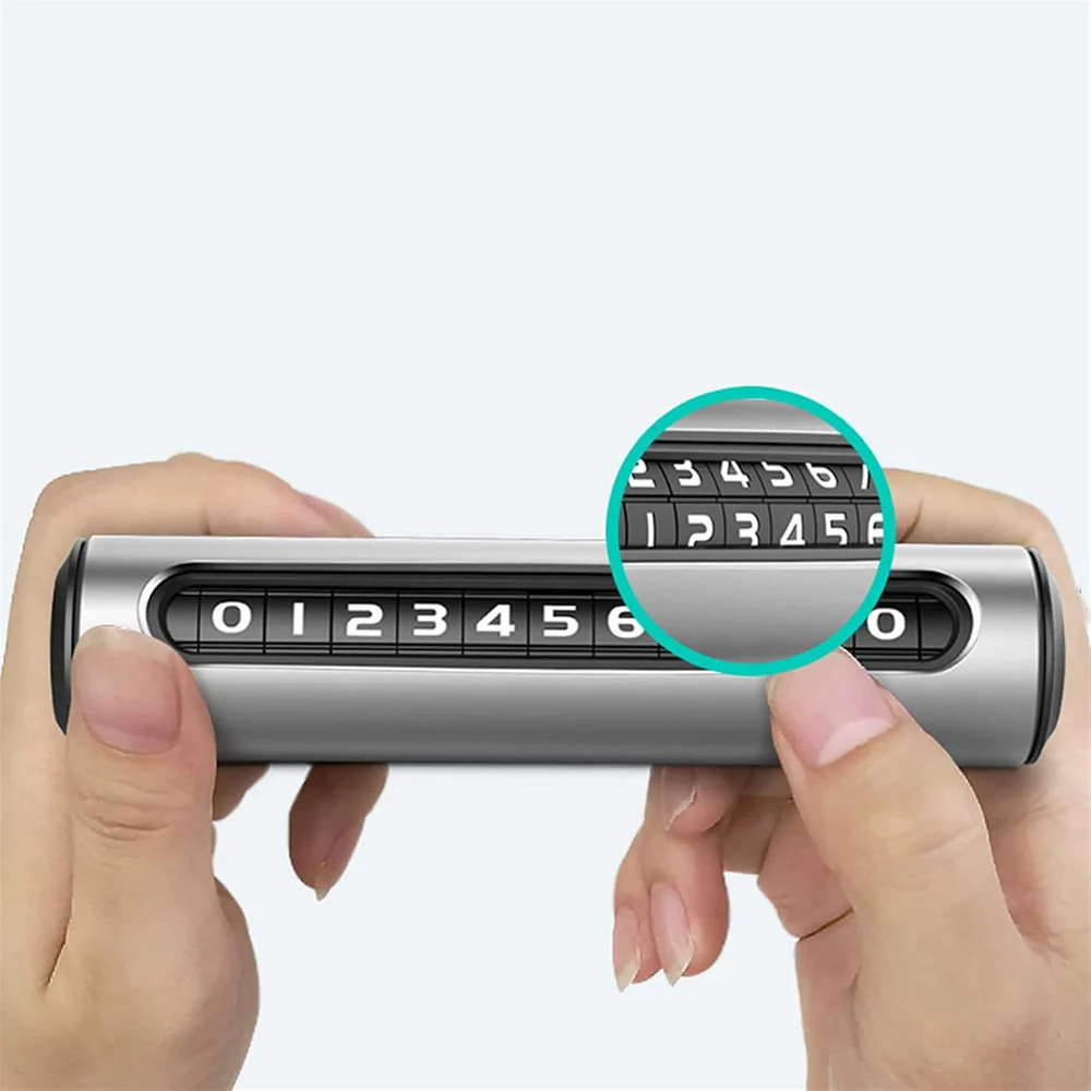 Techsuit SlideGuard Car Phone Number Holder - Image 5