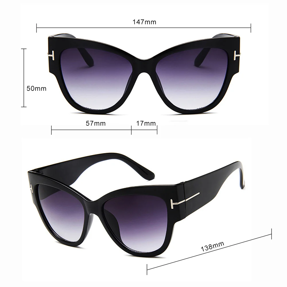 Techsuit Women's Sunglasses 9778, Dark Brown - Image 6