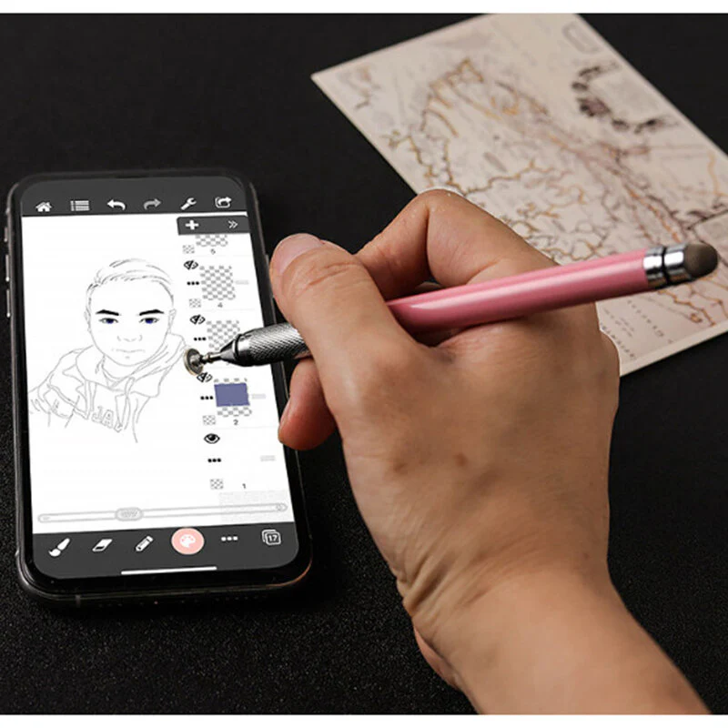 Touch Pen Techsuit JC03, Pink - Image 6