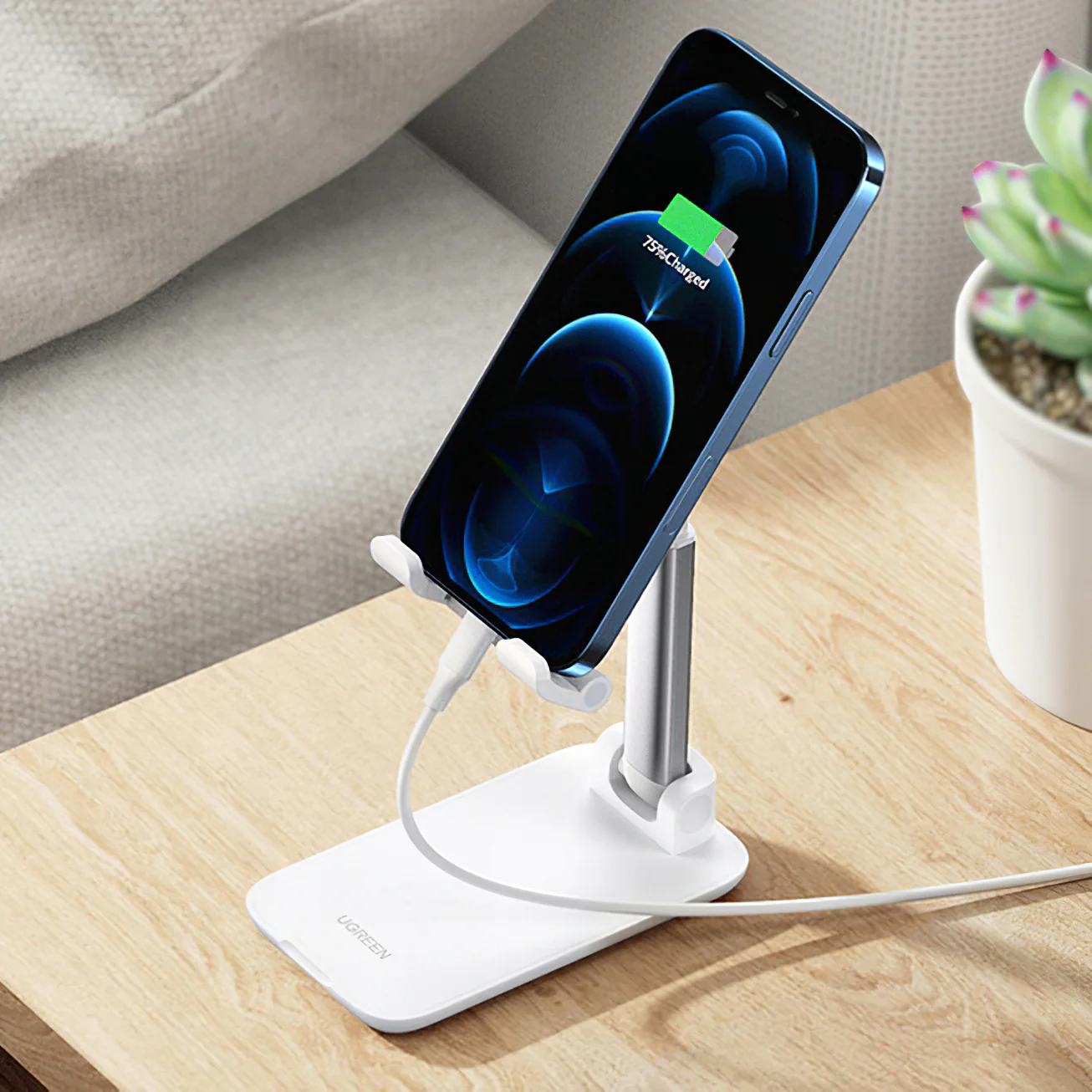 UGREEN LP373 Desk Stand, Universal, White - Image 6