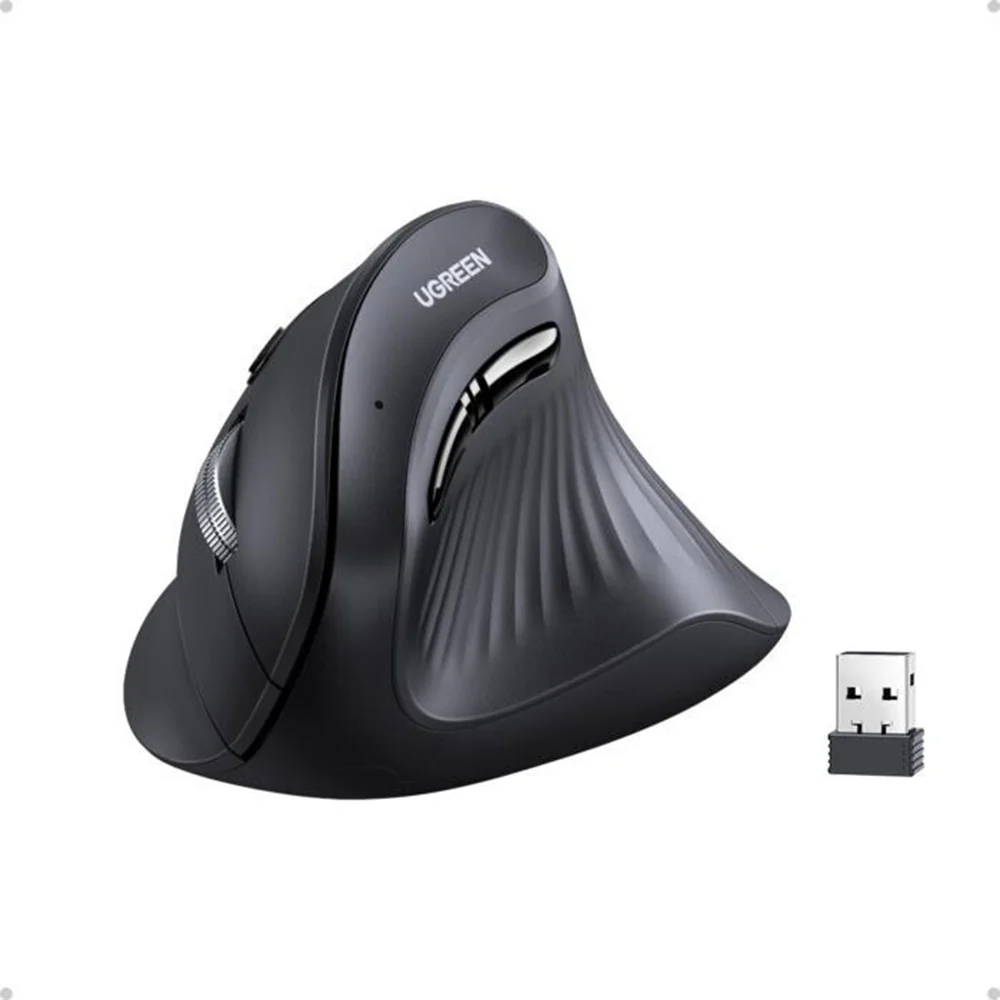UGREEN MU008 Wireless Mouse, 4000DPI, BT / Wi-Fi, Black