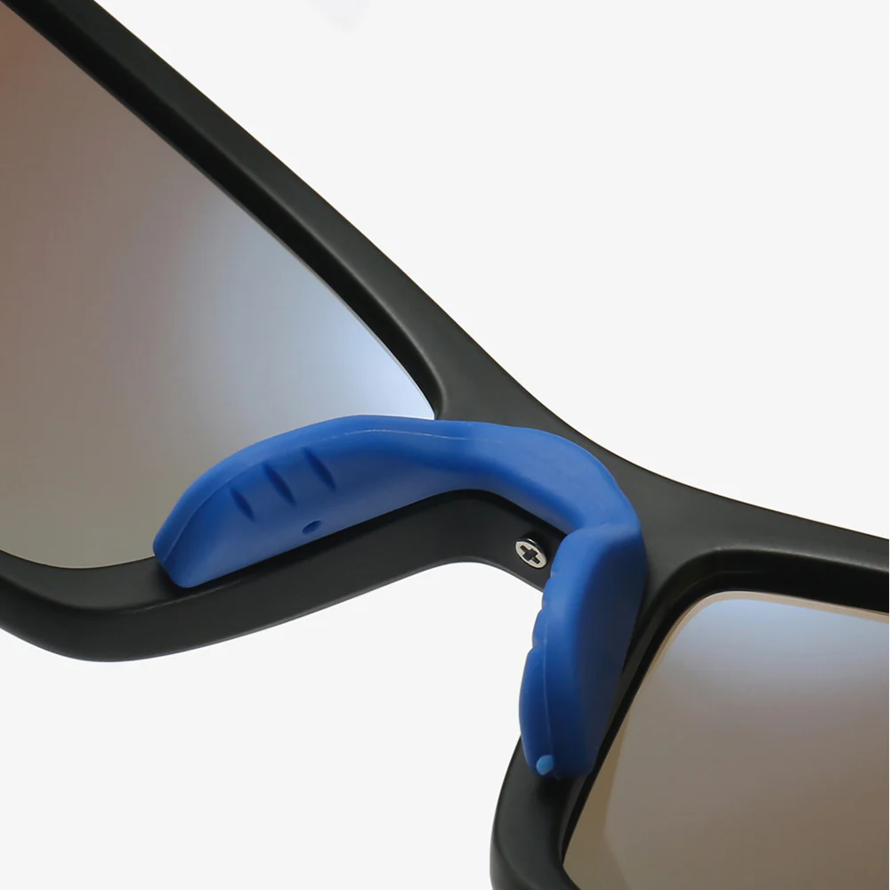 Unisex Cycling Glasses Techsuit 3047, UV Protection, Transparent Black - Image 7