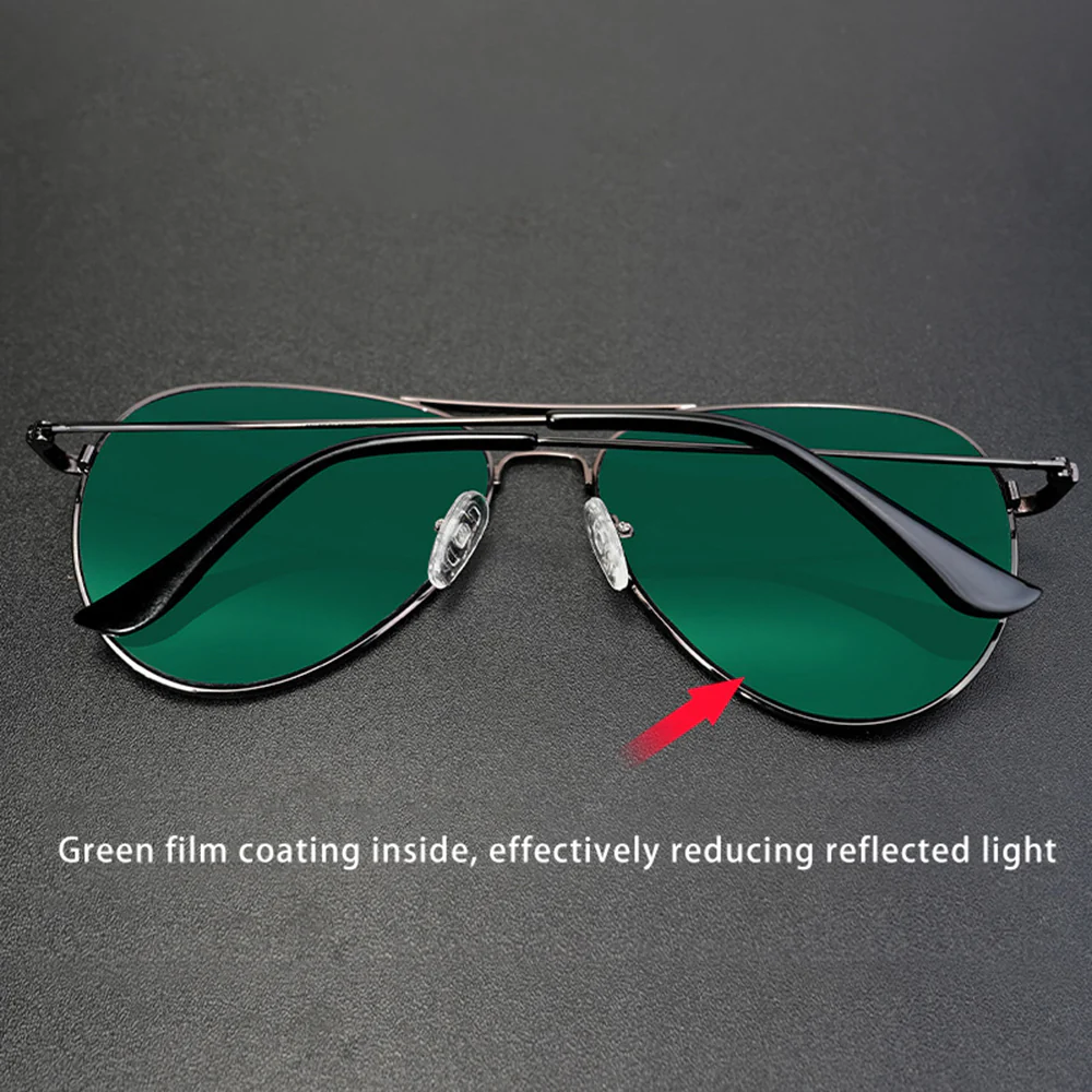 Unisex Techsuit 3025 Sunglasses, UV Protection, Gold Green - Image 4