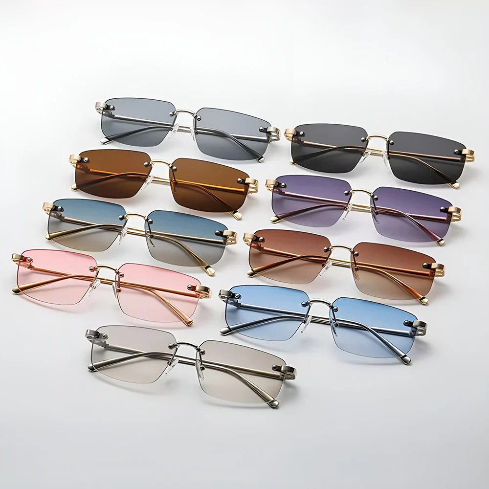 Unisex Techsuit S098 Sunglasses, Gray - Image 6
