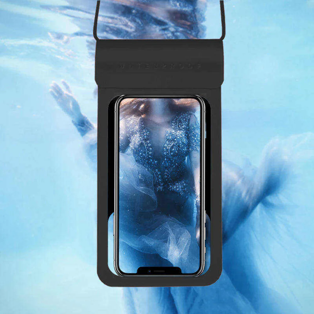Universal Waterproof Case for Phone max. 6.8inch, Techsuit, TWC1, Gold - Image 3