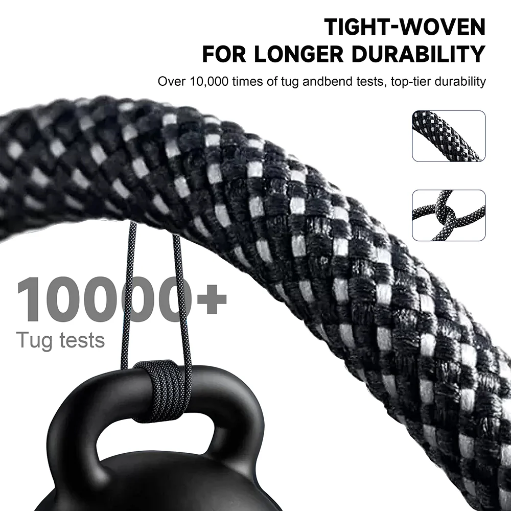 USB-A to Lightning Data and Charging Cable Lito LD14, 18W, 1m, Black - Image 7