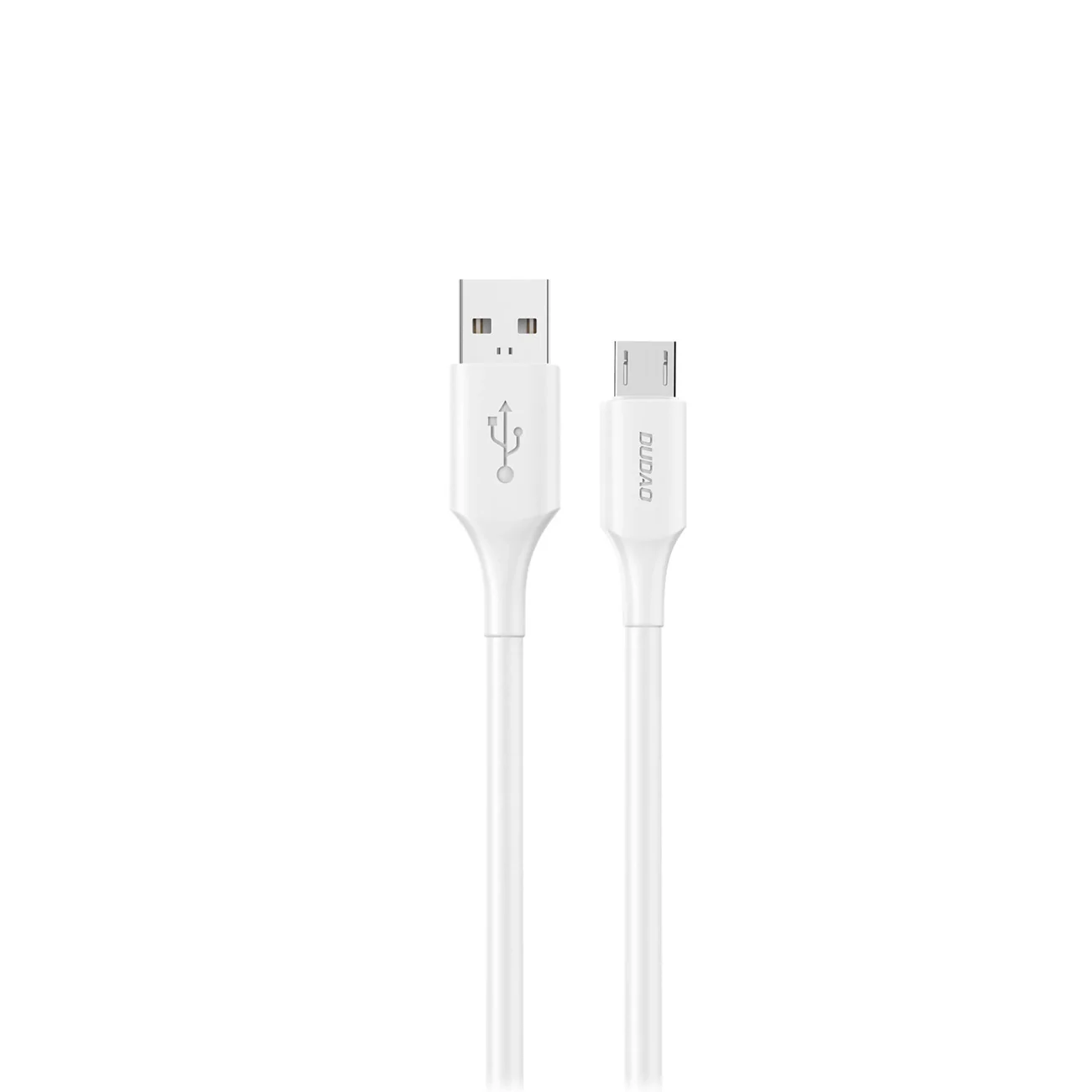 USB-A to microUSB Data and Charging Cable Dudao L2SM, 18W, 1.2m, White